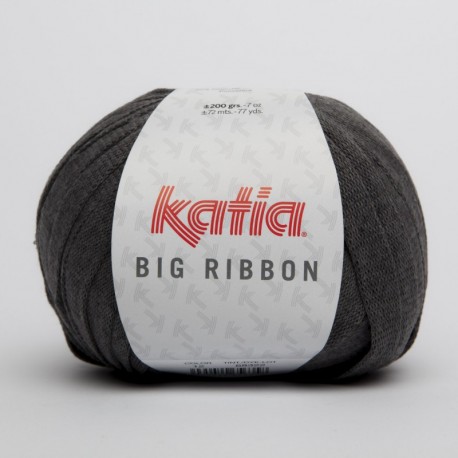 Lanas Katia Big Ribbon gris oscuro 12